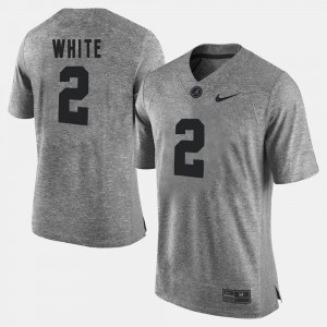 Men's Roll Tide #2 DeAndrew White Gray Gridiron Gray Limited Gridiron Limited Jersey 764850-690