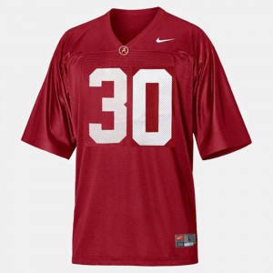 For Kids Alabama Crimson Tide #30 Dont'a Hightower Red College Football Jersey 590578-430