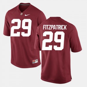 Men's Alabama #29 Minkah Fitzpatrick Crimson Alumni Football Game Jersey 456883-267
