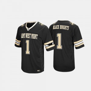 For Men West Point #1 Black Hail Mary II Jersey 239522-942