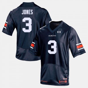 Men Auburn Tigers #3 Jonathan Jones Navy College Football Jersey 789970-312