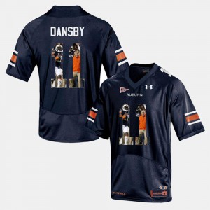 Men AU #11 Karlos Dansby Navy Blue Player Pictorial Jersey 683486-831
