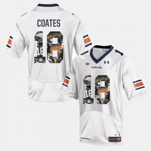 For Men AU #18 Sammie Coates White Player Pictorial Jersey 539552-966
