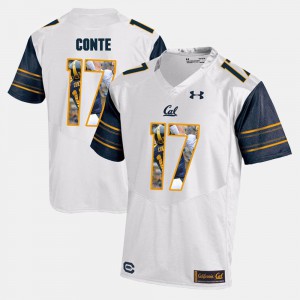 For Men Bears #17 Chris Conte White Player Pictorial Jersey 408417-891