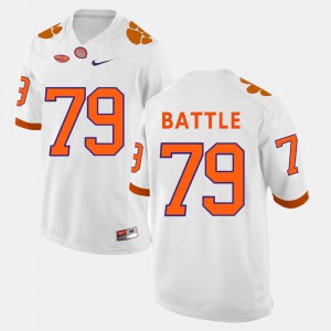 For Men CFP Champs #79 Isaiah Battle White College Football Jersey 575924-766
