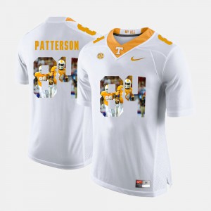 For Men's Tennessee Vols #84 Cordarrelle Patterson White Pictorial Fashion Jersey 559427-186