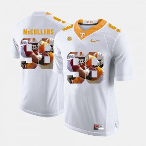 For Men's Tennessee #98 Daniel McCullers White Pictorial Fashion Jersey 953490-263
