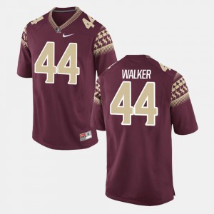 For Men's Seminoles #44 DeMarcus Walker Garnet Alumni Football Game Jersey 534110-329