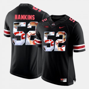 For Men Ohio State #52 Johnathan Hankins Black Pictorial Fashion Jersey 415652-805