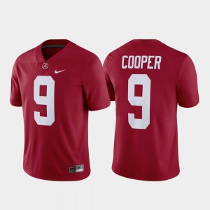 For Men's Alabama #9 Amari Cooper Crimson Game Alumni Player Jersey 204853-381