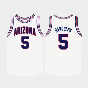 For Men Arizona #5 Brandon Randolph White College Basketball Jersey 817526-797