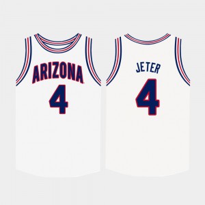 Men Wildcats #4 Chase Jeter White College Basketball Jersey 779623-352