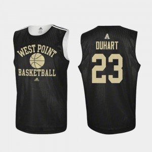 Men Westpoint #23 Aaron Duhart Black Practice College Basketball Jersey 550590-173