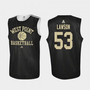Mens Army #53 Lance Lawson Black Practice College Basketball Jersey 822305-609