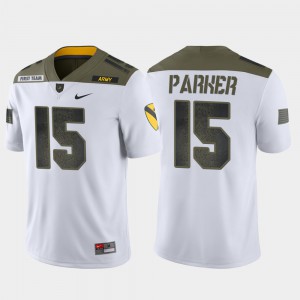 For Men Westpoint #15 Ryan Parker White 1st Cavalry Division Limited Edition Jersey 885681-427