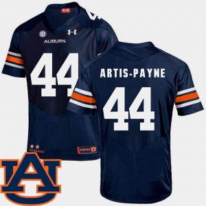 For Men Tigers #44 Cameron Artis-Payne Navy College Football SEC Patch Replica Jersey 608175-848