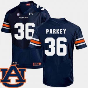 For Men Auburn #36 Cody Parkey Navy College Football SEC Patch Replica Jersey 446914-438