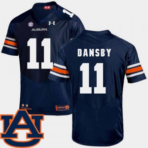 Men's AU #11 Karlos Dansby Navy College Football SEC Patch Replica Jersey 947093-396