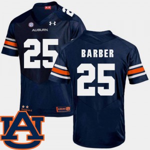 For Men AU #25 Peyton Barber Navy College Football SEC Patch Replica Jersey 463732-706