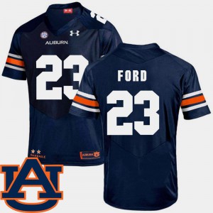 For Men AU #23 Rudy Ford Navy College Football SEC Patch Replica Jersey 159581-243