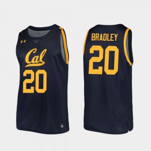 Mens Bears #20 Matt Bradley Navy Replica 2019-20 College Basketball Jersey 648851-539
