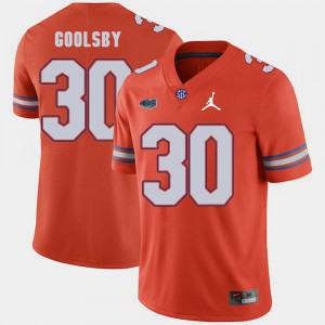 Men's Florida #30 DeAndre Goolsby Orange Jordan Brand Replica 2018 Game Jersey 354988-276