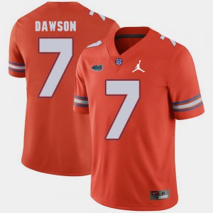 Mens UF #7 Duke Dawson Orange Jordan Brand Replica 2018 Game Jersey 916559-564