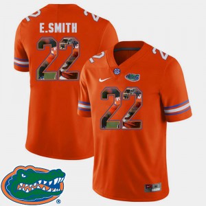 Men's Gator #22 E.Smith Orange Pictorial Fashion Football Jersey 344197-838