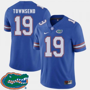 For Men Gator #19 Johnny Townsend Royal College Football 2018 SEC Jersey 839784-314