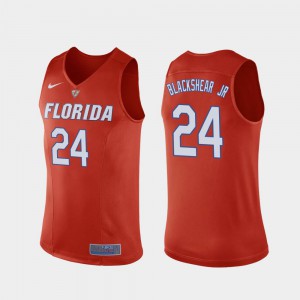 Men Florida Gators #24 Kerry Blackshear Jr. Orange Replica College Basketball Jersey 334959-545