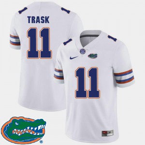 For Men Florida Gator #11 Kyle Trask White College Football 2018 SEC Jersey 319980-998