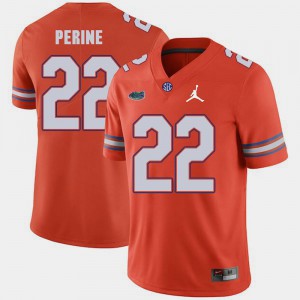 Men Florida Gators #22 Lamical Perine Orange Jordan Brand Replica 2018 Game Jersey 299748-157