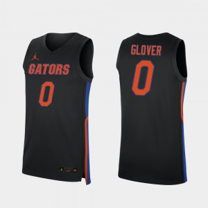 For Men's University of Florida #0 Ques Glover Black Replica 2019-20 College Basketball Jersey 860710-710