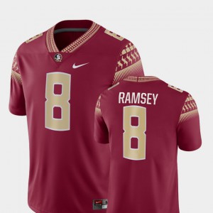 Men FSU Seminoles #8 Jalen Ramsey Garnet Game College Football Jersey 773909-617