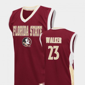 Men Florida State #23 M.J. Walker Red Fadeaway College Basketball Jersey 507722-349