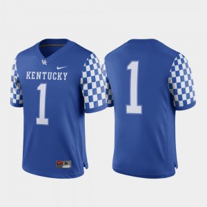 Mens Wildcats #1 Royal Game Jersey 848944-495