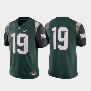 For Men Michigan State Spartans #19 Green Limited Jersey 552256-840