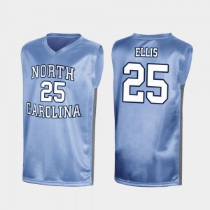 Mens North Carolina Tar Heels #25 Caleb Ellis Royal March Madness Special College Basketball Jersey 722018-364