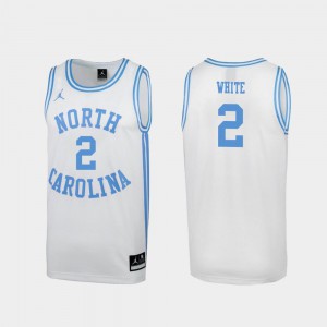 For Men UNC #2 Coby White White March Madness Special College Basketball Jersey 158858-232