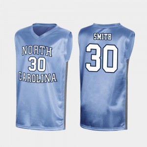 For Men's University of North Carolina #30 K.J. Smith Royal March Madness Special College Basketball Jersey 696918-976