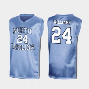 For Men University of North Carolina #24 Kenny Williams Royal March Madness Special College Basketball Jersey 844513-496