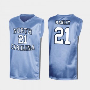 For Men UNC #21 Sterling Manley Royal March Madness Special College Basketball Jersey 594471-907