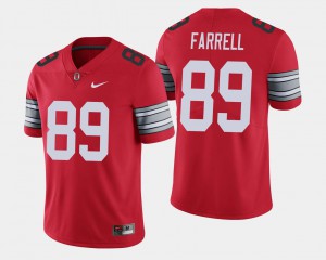 For Men Ohio State #89 Luke Farrell Scarlet 2018 Spring Game Limited Jersey 775196-132