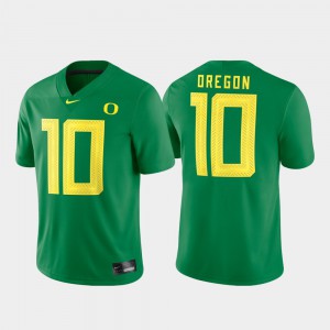 For Men's UO #10 Green Game Football Jersey 285444-950