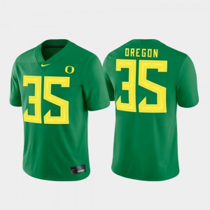 Men's Oregon #35 Green Game Jersey 787073-536