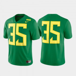 Mens Oregon #35 Green Limited Football Jersey 726448-426