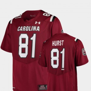 Men South Carolina #81 Hayden Hurst Garnet Alumni Football Game Replica Jersey 710577-763