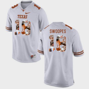 Men's UT #18 Tyrone Swoopes White Pictorial Fashion Jersey 833848-869