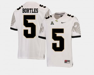 Men's UCF #5 Blake Bortles White College Football American Athletic Conference Jersey 124134-404