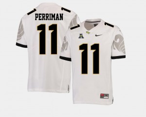 Men's UCF #11 Breshad Perriman White College Football American Athletic Conference Jersey 928148-125